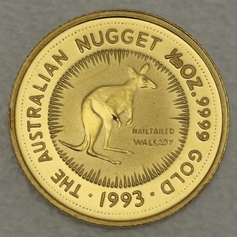 Goldmünze 1/20oz "Känguru/Nugget 1993" (Austr.) 