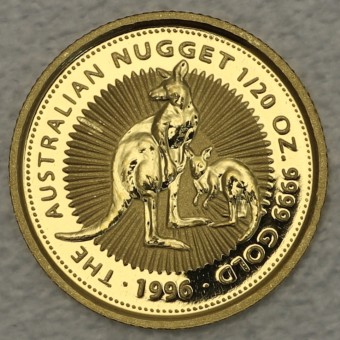 Goldmünze 1/20oz "Känguru" 1996 Australian Nugget (Australien)