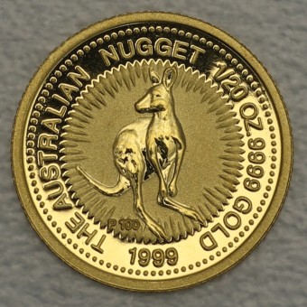 Goldmünze 1/20oz "Känguru" 1999 Australian Nugget (Australien)