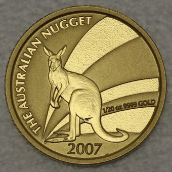 Goldmünze 1/20oz "Känguru" 2007 Australian Nugget (Australien)