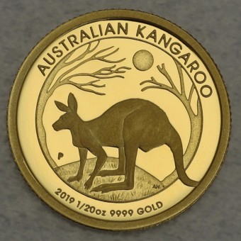 Goldmünze 1/20oz "Känguru 2019" (Australien) 