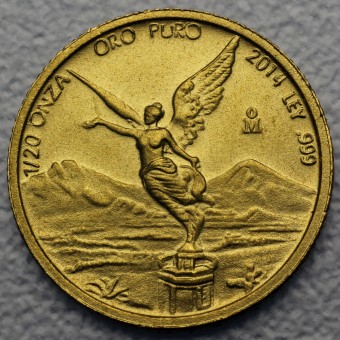 Goldmünze 1/20oz "Libertad/Siegesgöttin" (Mexiko) 