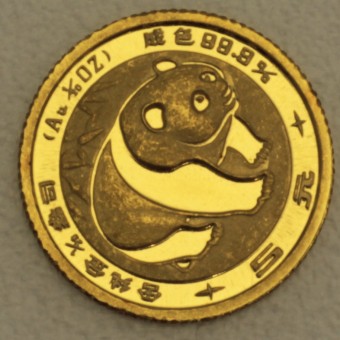 Goldmünze 1/20oz "Panda" 1983 (China)