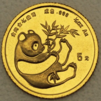 Goldmünze 1/20oz "Panda - 1984" (China) 