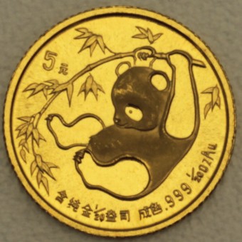 Goldmünze 1/20oz "Panda" 1985 (China)