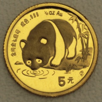 Goldmünze 1/20oz "Panda" 1987 (China)