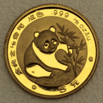 Goldmünze 1/20oz "Panda - 1988" (China) 