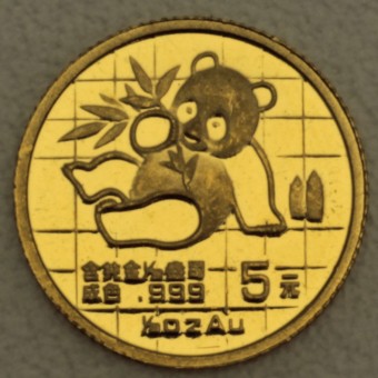 Goldmünze 1/20oz "Panda - 1989" (China) 