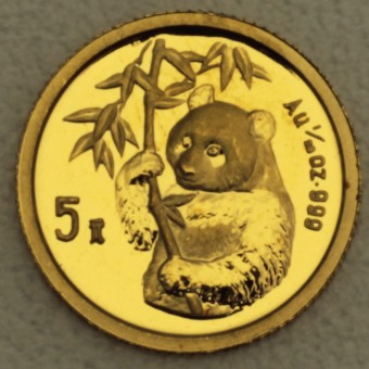 Goldmünze 1/20oz "Panda - 1995" (China) 