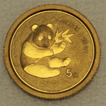 Goldmünze 1/20oz "Panda" 2000 (China)