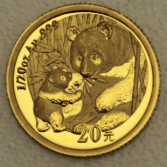 Goldmünze 1/20oz "Panda" 2005 (China)