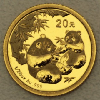 Goldmünze 1/20oz "Panda - 2006" (China) 