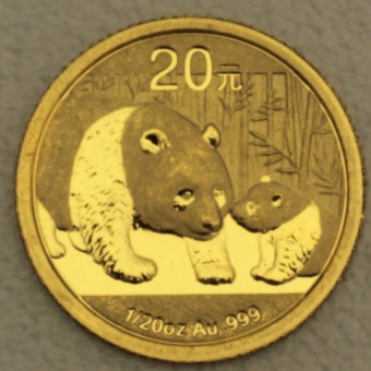 Goldmünze 1/20oz "Panda - 2011" (China) 