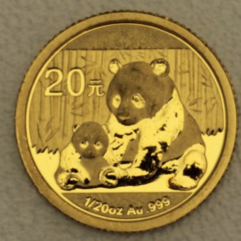 Goldmünze 1/20oz "Panda" 2012 (China)