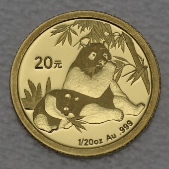 Goldmünze 1/20oz "Panda" 2007 (China)