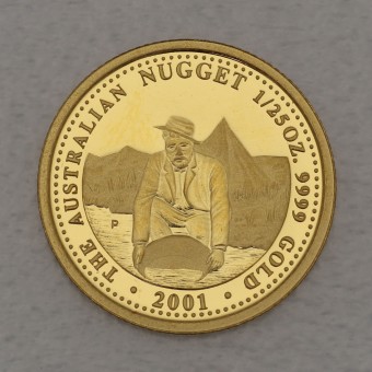 Goldmünze 1/25oz "Australian Nugget" 2001 Prospector (Australien)