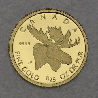 Goldmünze 1/25oz "Elch" 2004 (Kanada)