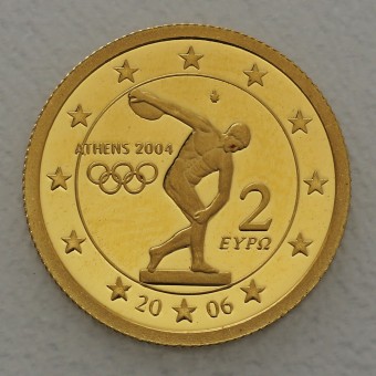 Goldmünze 1/25oz "Griechenland" 2006 Olympische Sommerspiele (Liberia)