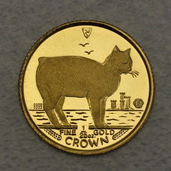 Goldmünze 1/25oz "Manx Cat" 1988 Cats (Isle of Man)