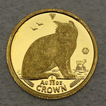 Goldmünze 1/25oz "NY Alley Cat" 1990 Cats (Isle of Man)