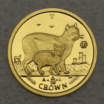 Goldmünze 1/25oz "Manx Cat & Kitten" 2012 Cats (Isle of Man)