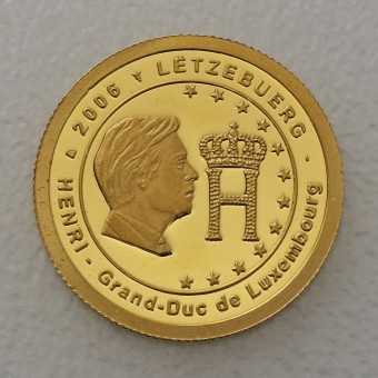 Goldmünze 1/25oz "Luxemburg" 2006 Henri Grand-Duc de Luxembourg (Liberia)