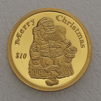 Goldmünze 1/25oz "Merry Christmas" 2005 (Liberia)