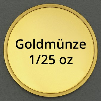 Goldmünze 1/25oz "Resale" (div. Hersteller) 