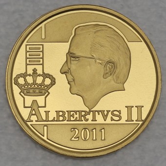 Goldmünze 12 1/2 Euro "König Albert II." 2011 (Belgien)