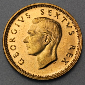 Goldmünze 1/2 Pound "Georg V." 1952 (Südafrika)