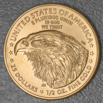 Goldmünze 1/2oz "American Eagle" aktueller Jahrgang (USA)