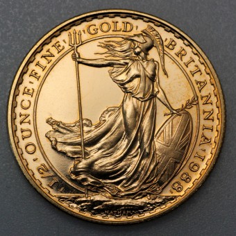 Goldmünze 1/2oz "Britannia" vor 2013 (22kt) (Großbritannien)