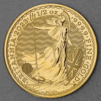 Goldmünze 1/2oz "Britannia Charles III." (2023) 