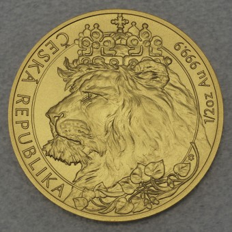 Goldmünze 1/2oz "Czech Lion 2021" (Niue) 