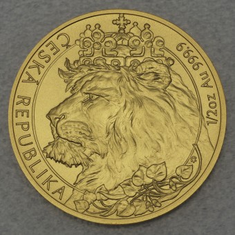 Goldmünze 1/2oz "Tschechischer Löwe" 2021 (Niue)