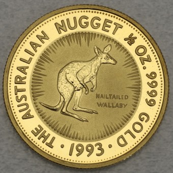 Goldmünze 1/2oz "Känguru/Nugget 1993" (Australien) 