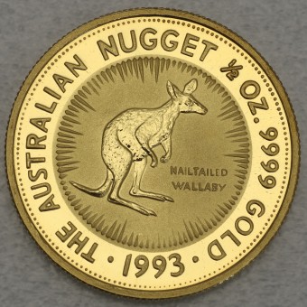 Goldmünze 1/2oz "Känguru" 1993 Australian Nugget (Australien)