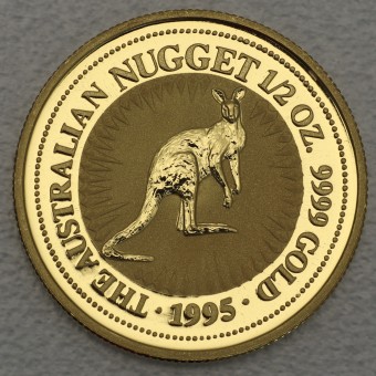 Goldmünze 1/2oz "Känguru" 1995 Australian Nugget (Australien)