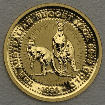 Goldmünze 1/2oz "Känguru/Nugget 1998" (Australien) 