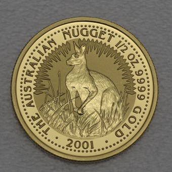 Goldmünze 1/2oz "Känguru" 2001 Australian Nugget (Australien)