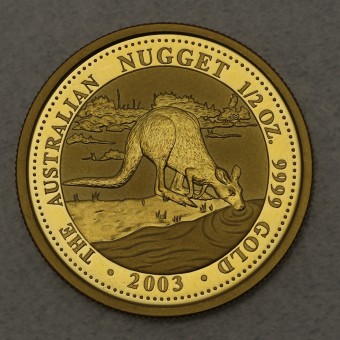 Goldmünze 1/2oz "Känguru/Nugget 2003" (Australien) 