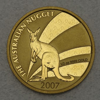 Goldmünze 1/2oz "Känguru" 2007 Australian Nugget (Australien)