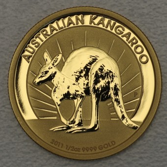 Goldmünze 1/2oz "Känguru 2011" (Australien) 