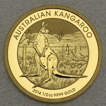 Goldmünze 1/2oz "Känguru 2014" (Australien) 