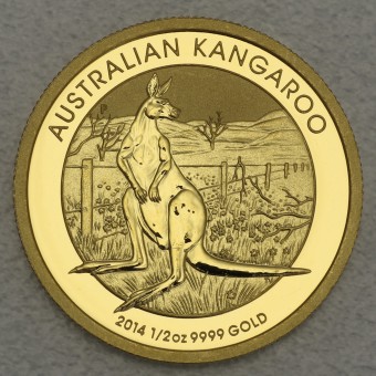 Goldmünze 1/2oz "Känguru" 2014 (Australien)