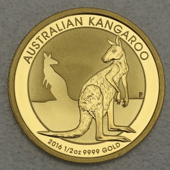 Goldmünze 1/2oz "Känguru 2016" (Australien) 