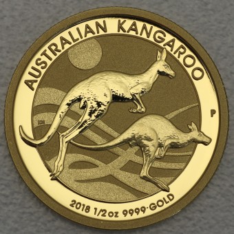 Goldmünze 1/2oz "Känguru 2018" (Australien) 