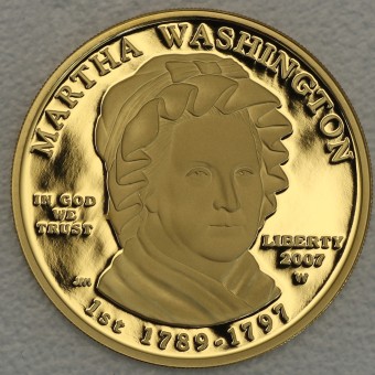 Goldmünze 1/2oz "Martha Washington - 2007" (USA) First Spouse Gold Proof Coin