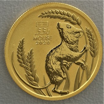 Goldmünze 1/2oz "Maus 2020" Lunar III 