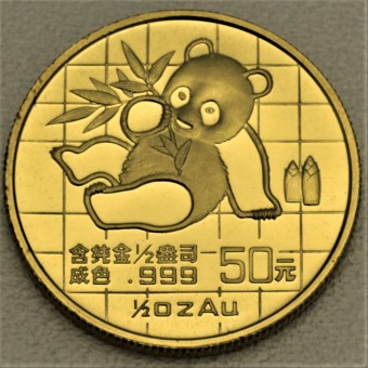 Goldmünze 1/2oz "Panda" 1989 (China)